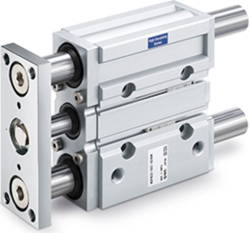 MGP-XC4 (ø12 do ø32), Silownik z prowadnicami, Dwustronnego dzialania, Jednostronne tloczysko, Odporny na zapylenie